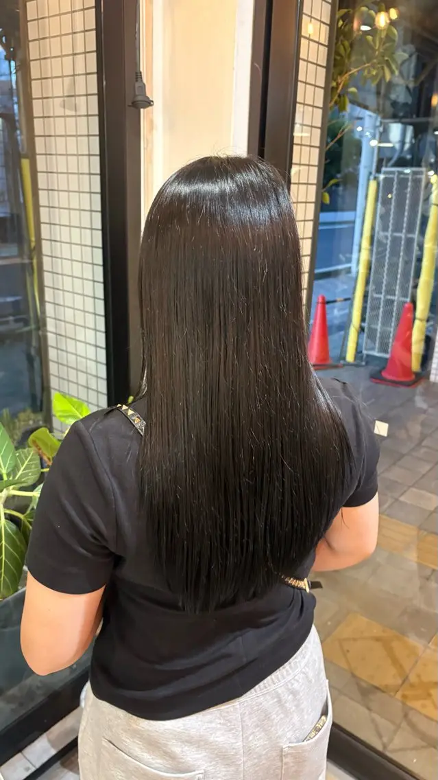 ロング カラー ヘアカラー 幸野 有利加のヘアスタイル