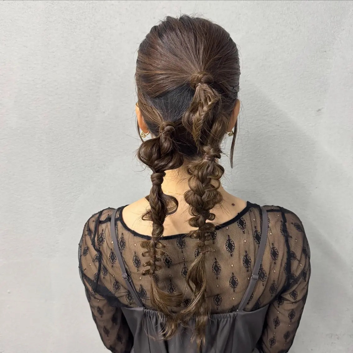 セミロング ヘアアレンジ #tag 佐藤璃美のヘアスタイル