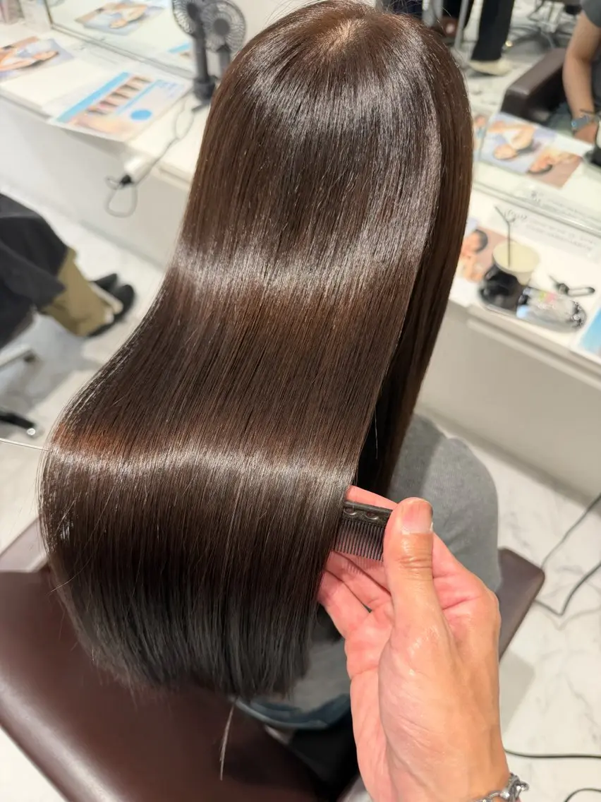 ロング カラー トリートメント カット ヘアカラー トリートメント Grow by NYNY 打越裕樹のヘアスタイル