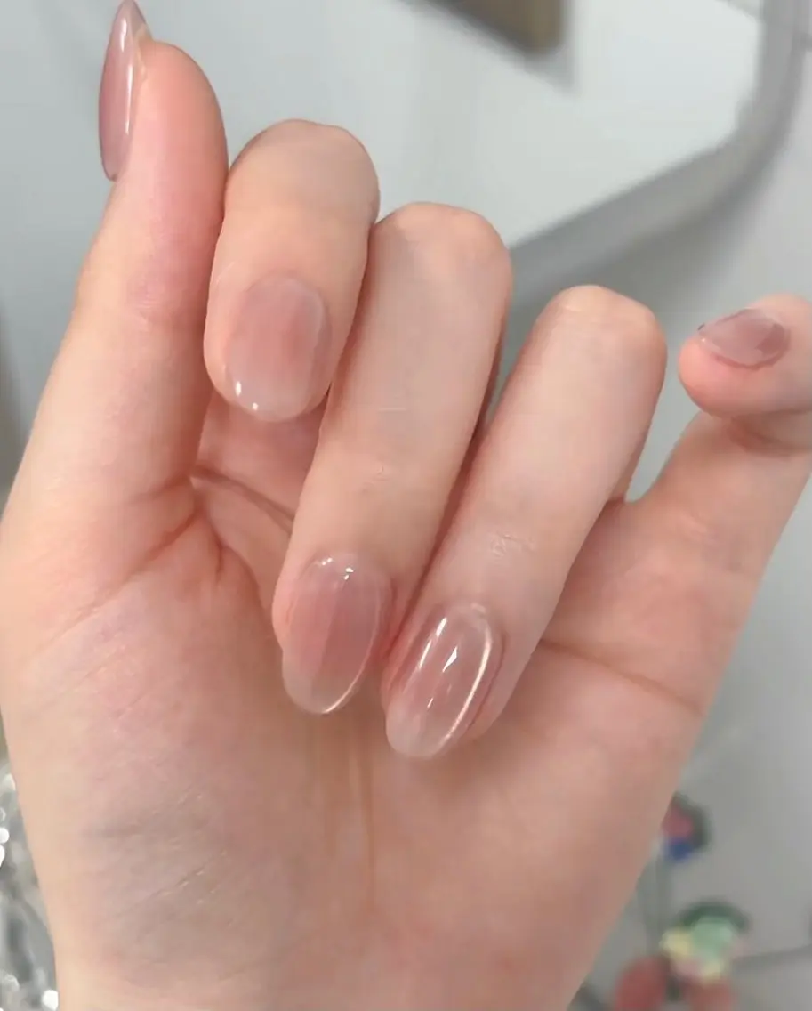 ネイル ハンドネイル YumiNail 長さだし&ハンドケアのネイルデザイン