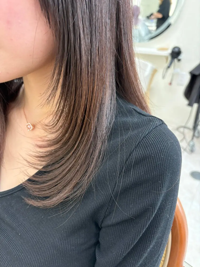セミロング カット トリートメント KIKO 木更津🌟のヘアスタイル