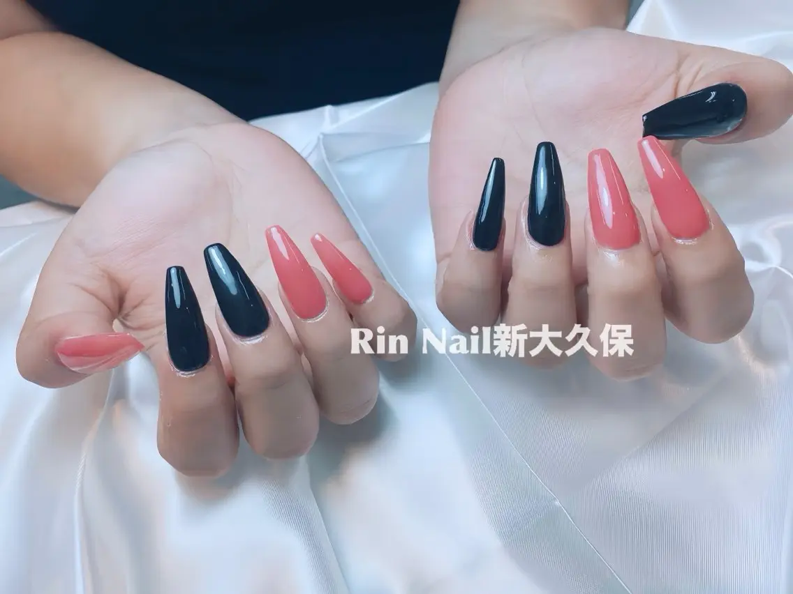 ネイル アートネイル フレンチネイル キラキラネイル 韓国ネイル マグネットネイル ハンドネイル Rin Nail 新大久保店のネイルデザイン