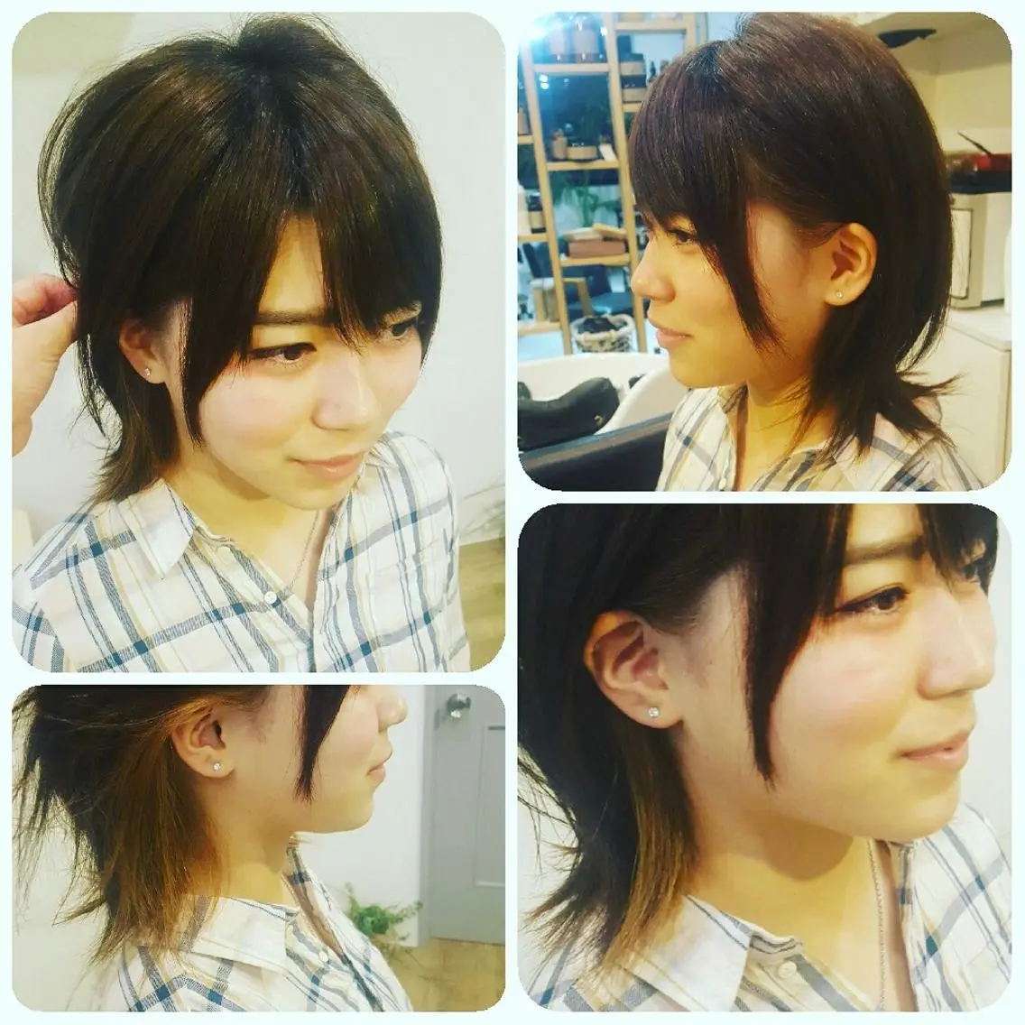 ショート 縮毛矯正 spa hair  ark 富井直美のヘアスタイル
