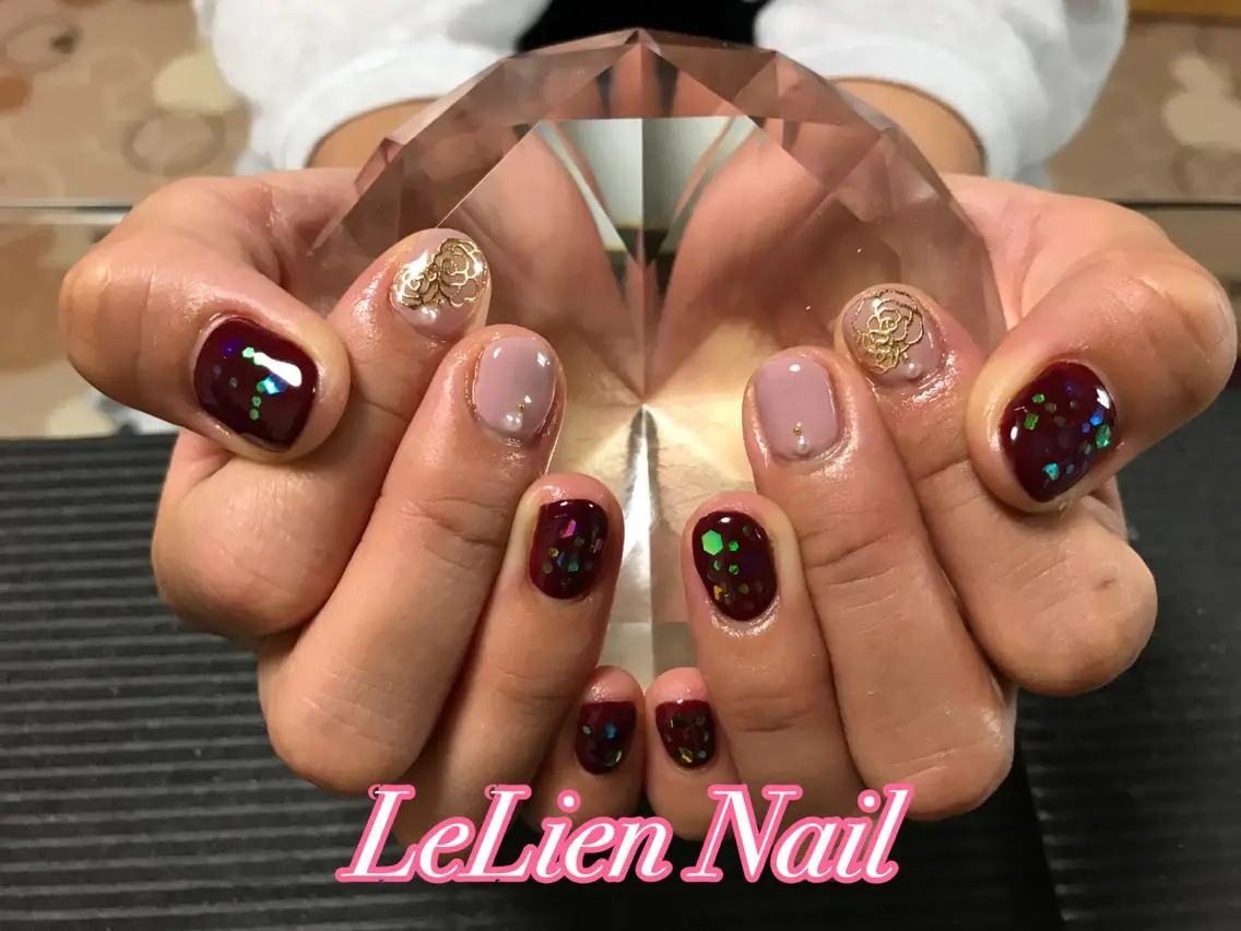 ネイル モチの良さ◉ フィルインネイル♡のネイルデザイン