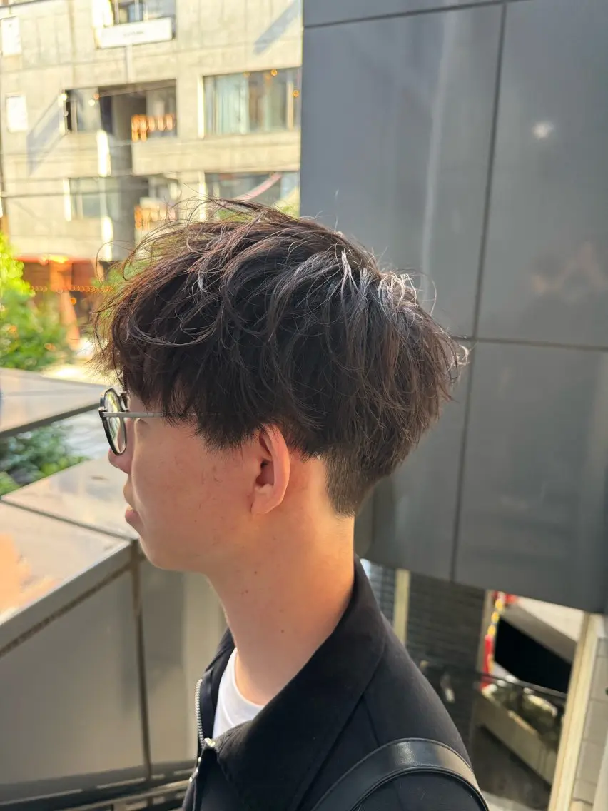メンズ カット 河野 悠のヘアスタイル