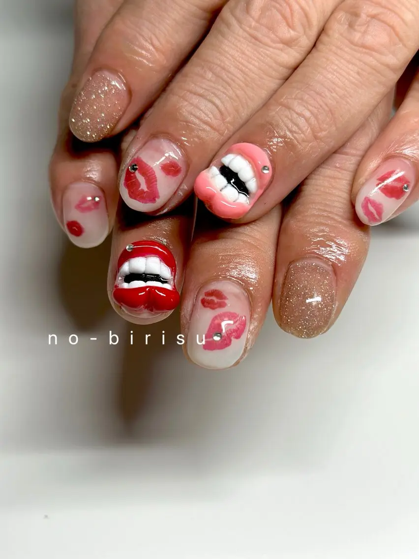 ショート ハンドネイル no-birisu nailのネイルデザイン