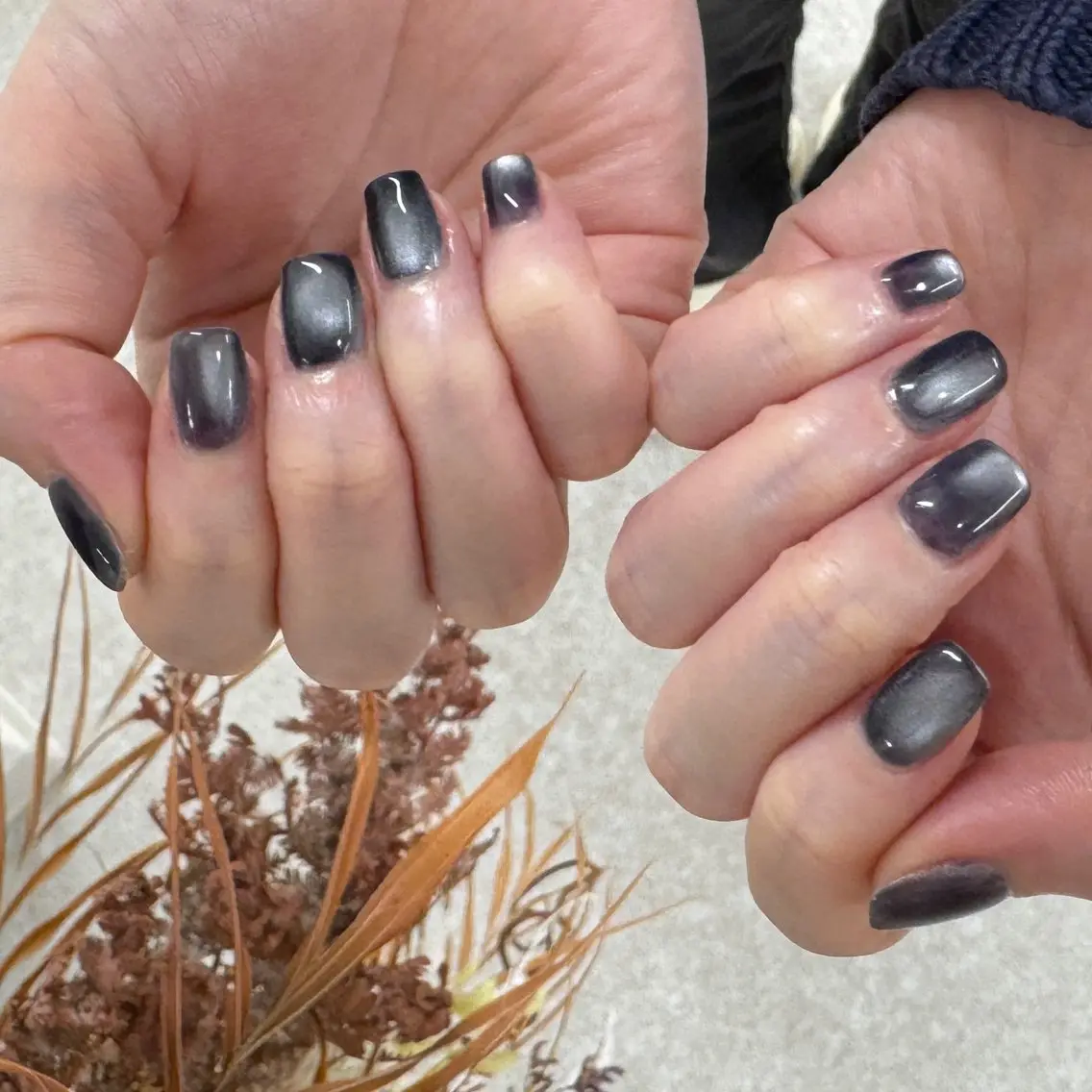 ネイル クリアネイル マグネットネイル kkumnail RANのネイルデザイン