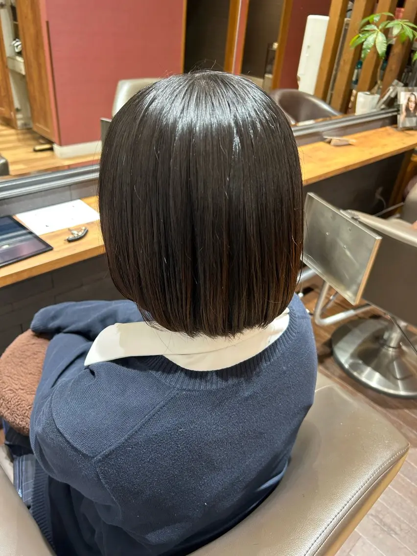 ショート ボブ 林 玲美のヘアスタイル