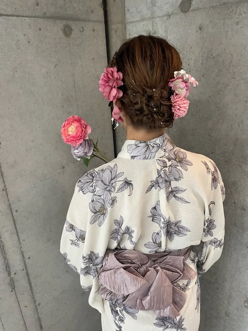 ヘアアレンジ ヘアセット 美髪× ヘアセット✨Araiのヘアスタイル