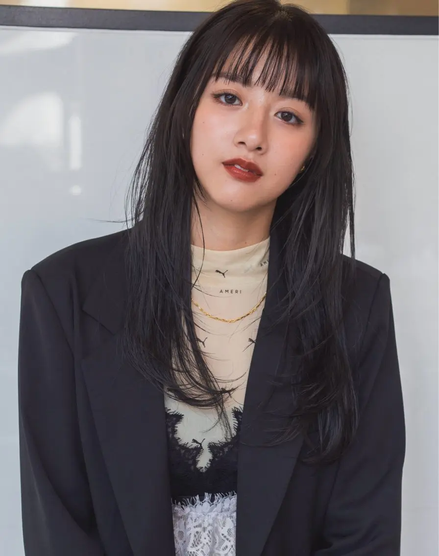 ロング 米澤 俊輔のヘアスタイル
