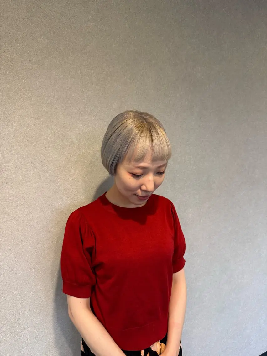ショート ショートヘア 髪質改善⚡️カラー 🍀武久 誠🍀のヘアスタイル
