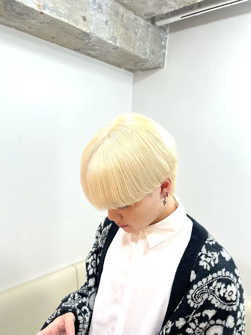 ショート カマタ ハルキのヘアスタイル