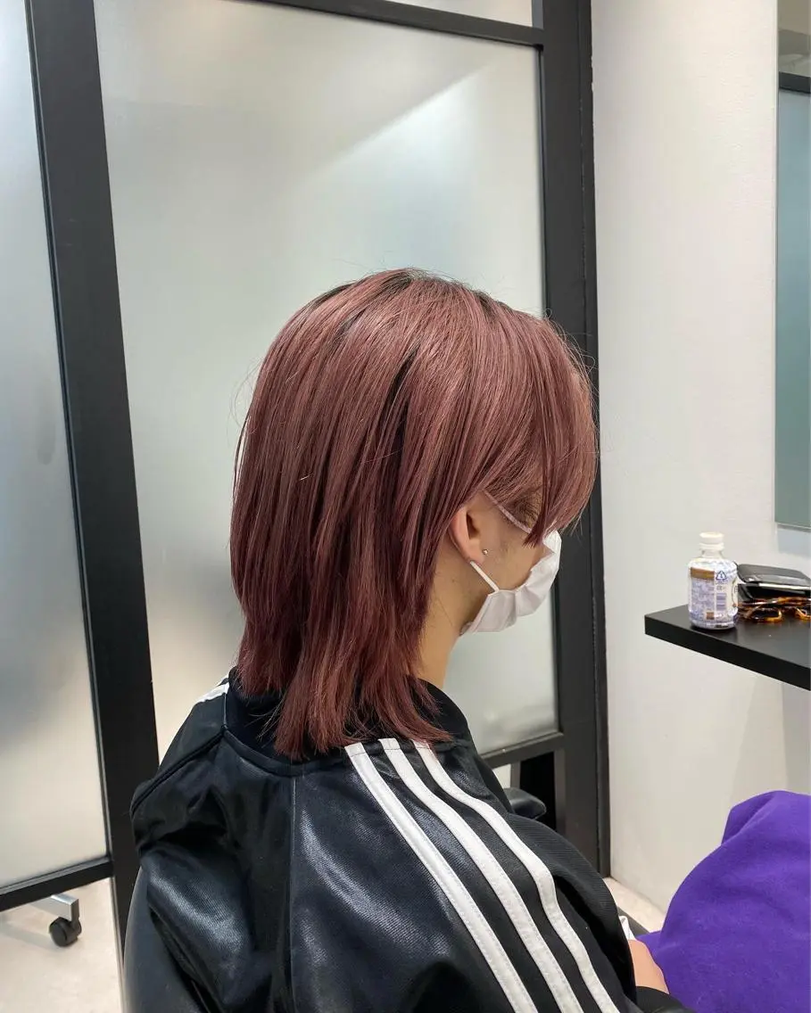 【中明度カラーの方はコレ!】🫧カット+ケアブリーチ+カラー+ハホニコトリートメント🫧の写真