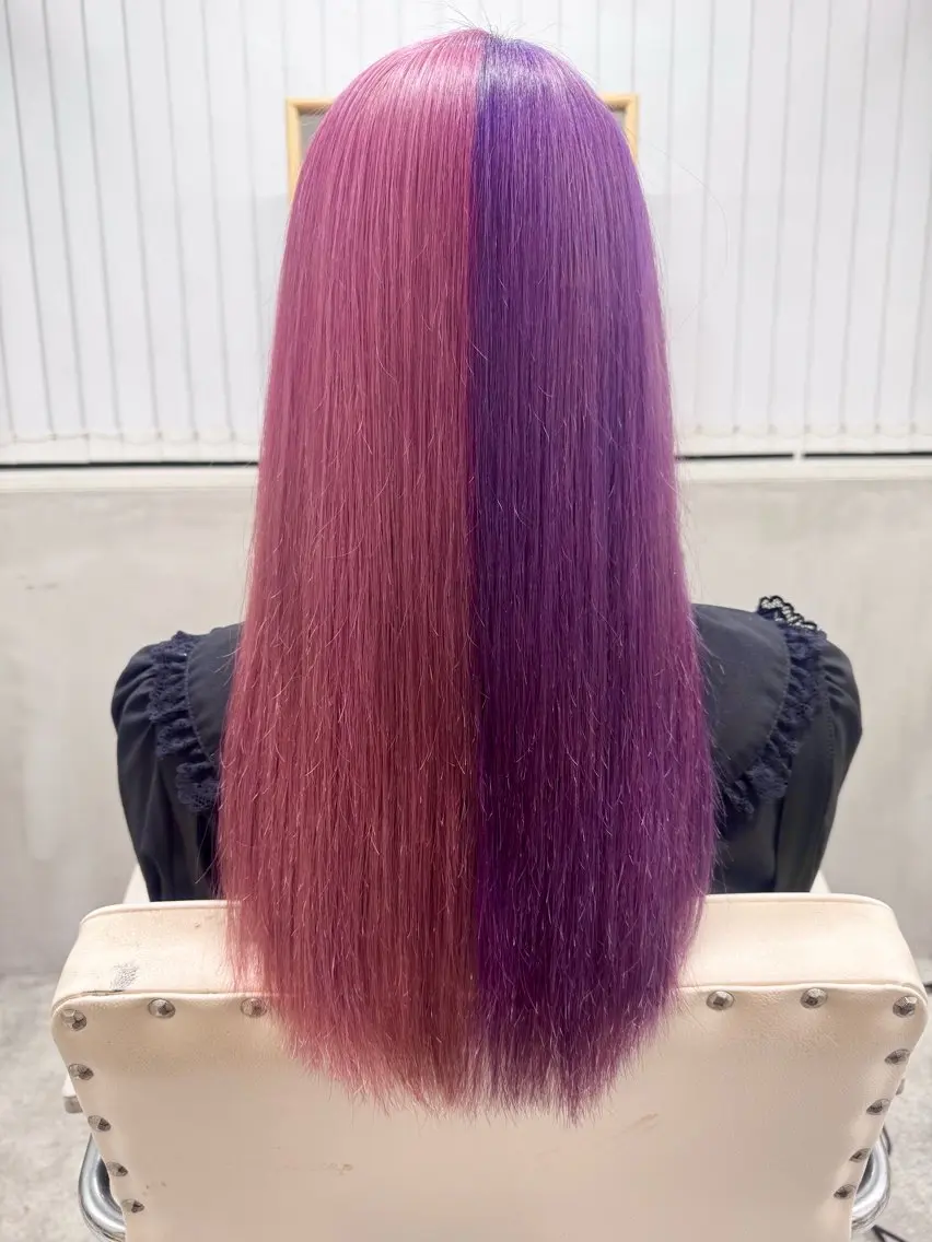 ロング カラー ヘアカラー トリートメント S.BLOOM 川崎 翔哉のヘアスタイル