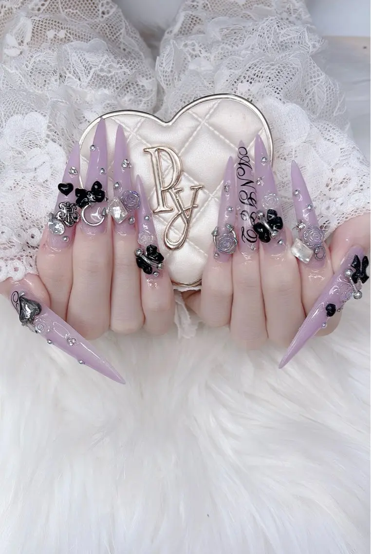 ネイル クリアネイル ロングネイル ネイルチップ ハンドネイル ハンドケア mini nailのネイルデザイン