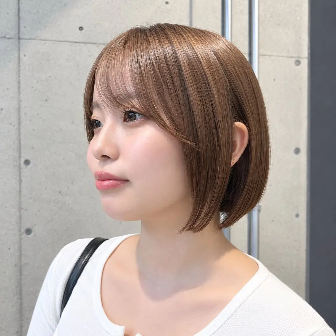 ショート カラー ヘアアレンジ カット ヘアカラー トリートメント 💥ボブ/艶髪/ 透明感カラー/陸人のヘアスタイル