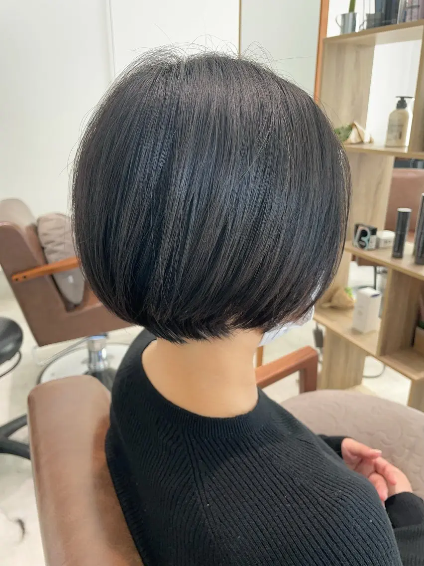 ショート ショートボブ ボブ ショートヘア 蓑畑 龍磨のヘアスタイル
