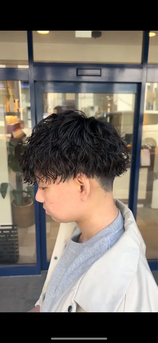 パーマ メンズ カット パーマ トリートメント パーマ/縮毛矯正/ 店長 ・村田伊吹のヘアスタイル