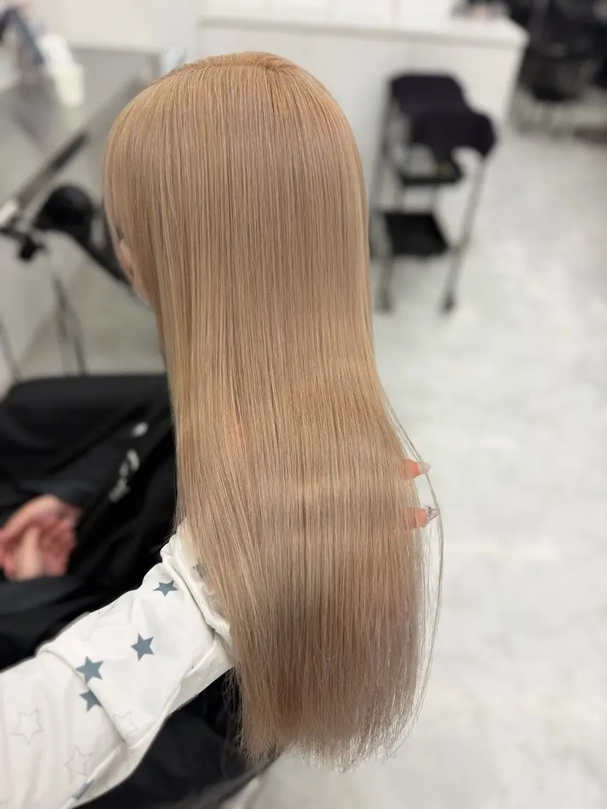 ロング カラー ヘアアレンジ ヘアカラー 透明感カラー🎀 Anju/渋谷🎀のヘアスタイル