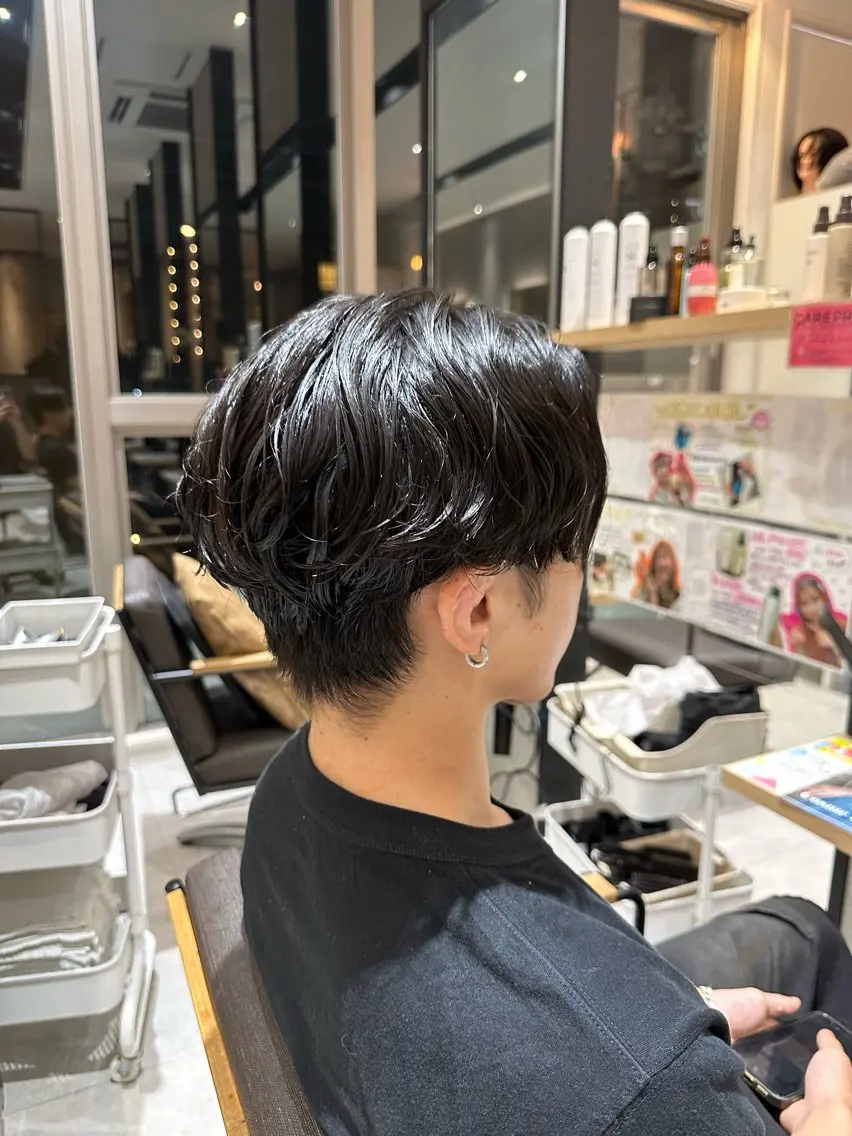 パーマ メンズ メンズパーマ カット パーマ 🫧のばた /クム川越🫧のヘアスタイル