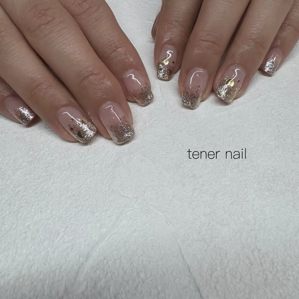 ネイル キラキラネイル ハンドネイル テネルネイル tener nailのネイルデザイン