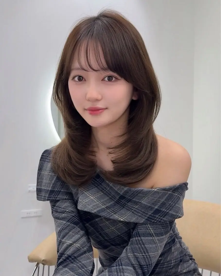 レイヤーカットの写真