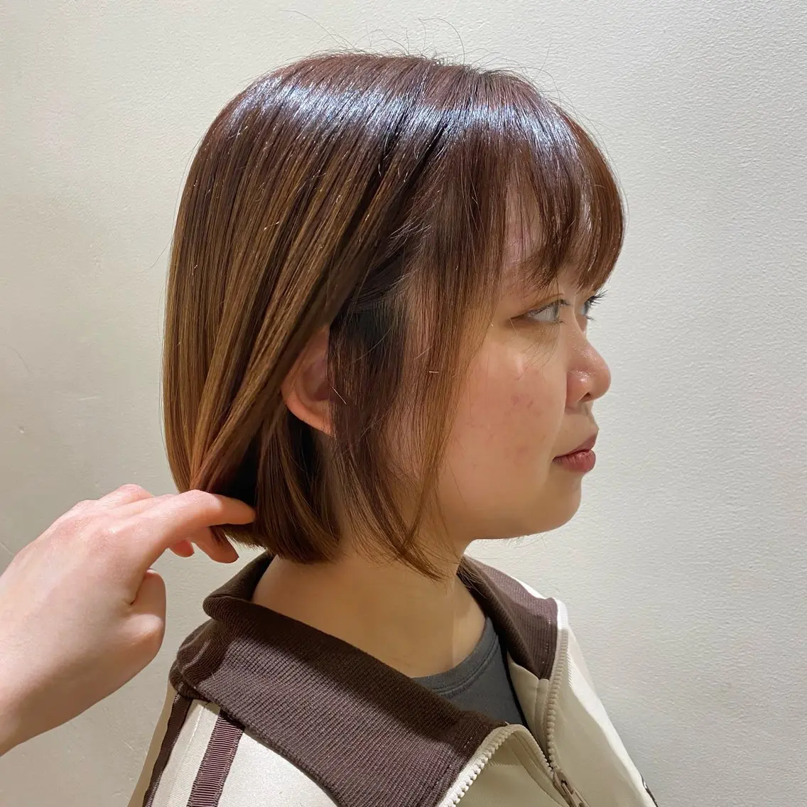 ミディアム 似合わせカット /ニュアンスパーマのヘアスタイル