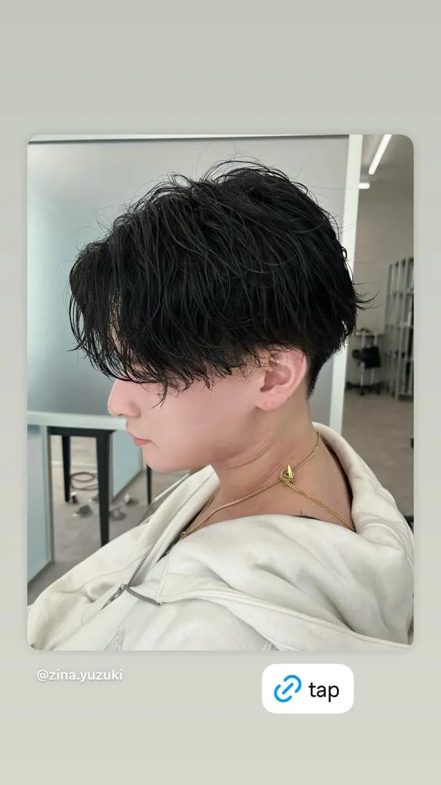 1日5名様限定🤍【新規限定】メンズカット+シャドウパーマ(スタイリング込)の写真