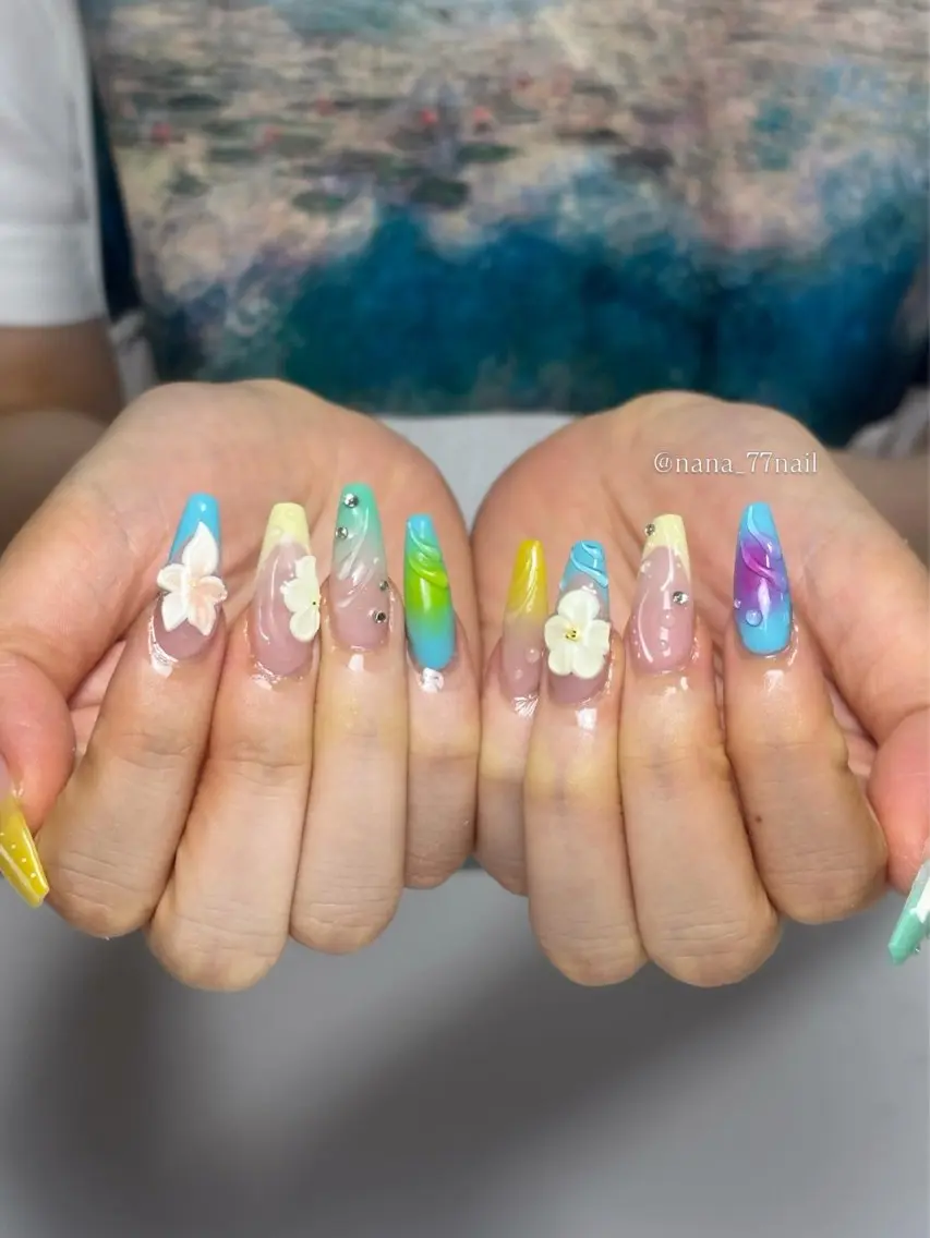 ネイル ハンドネイル Nana .⋆𝜗𝜚のネイルデザイン