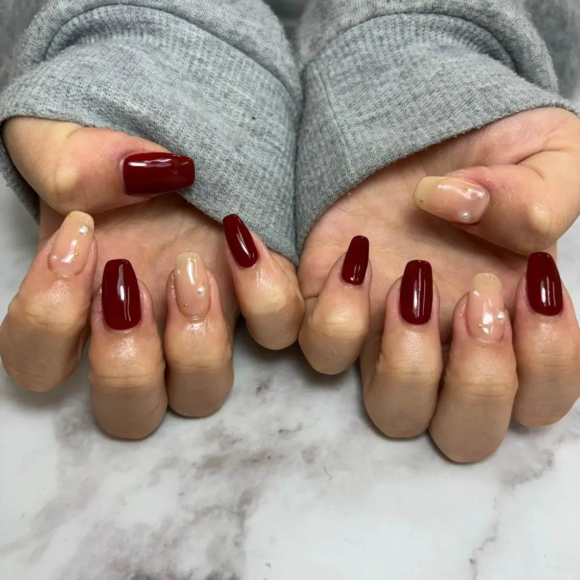 salon UNE LMA見習いスタッフのネイルデザイン