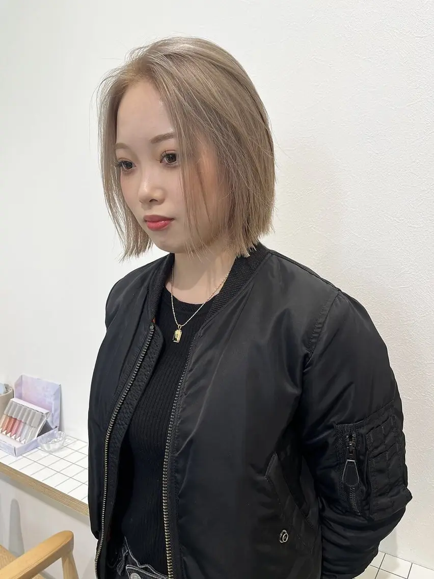 ショート カット ヘアカラー keshiki 大名のヘアスタイル