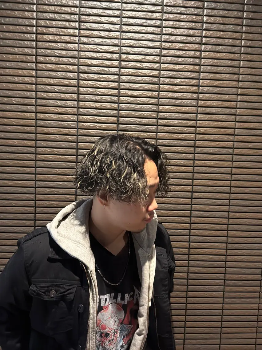 ミディアム ミディアムパーマ 💈菊地 隆斗💈のヘアスタイル