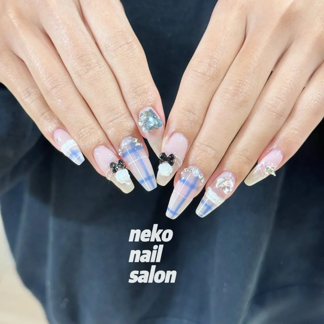 ネイル 持ち込み 冬ネイル ハンドネイル neko nailのネイルデザイン