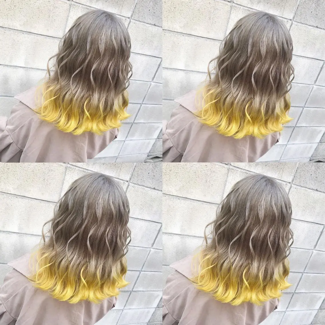 セミロング カラー ヘアアレンジ ヘアカラー トリートメント TAKUMAブリーチ /切りっぱなし🪽のヘアスタイル