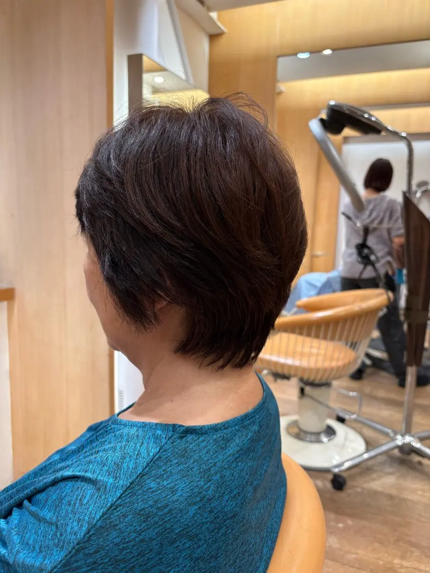 ショート ショートヘア アオキ サキ💫のヘアスタイル