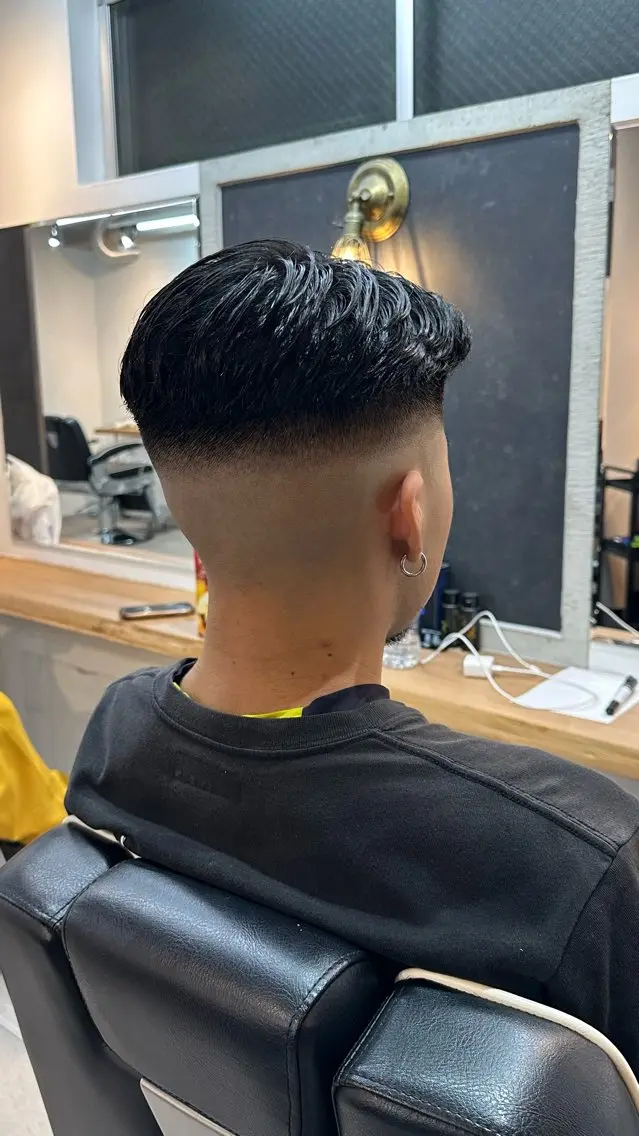 メンズ フェードカット 七三 💥律喜💥/パーマ /メンズ/フェードのヘアスタイル