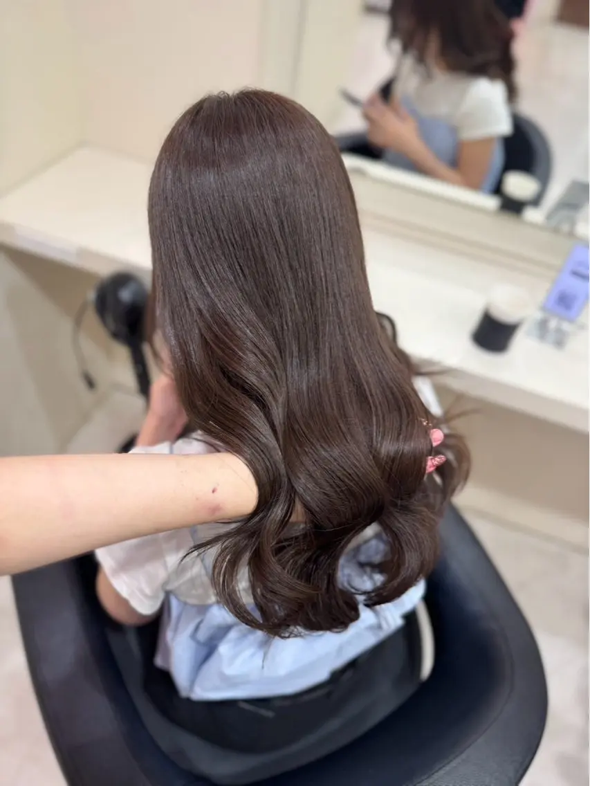 ロング カラー トリートメント 💕мei 透明感カラー💕のヘアスタイル