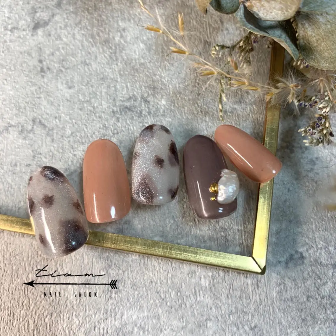 ネイル ハンドネイル 𝑡𝑖𝑎𝑚𓂃 きむらゆきののネイルデザイン
