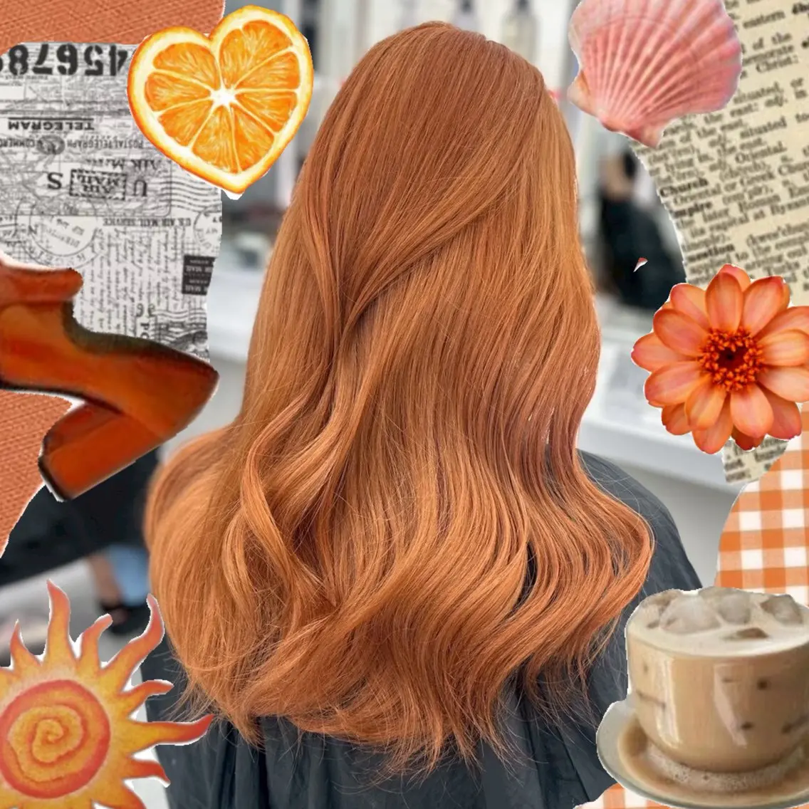 ミディアム カラー ヘアアレンジ ヘアカラー トリートメント 🌈くれは🎨デザイ ン🌟ダメージレスのヘアスタイル