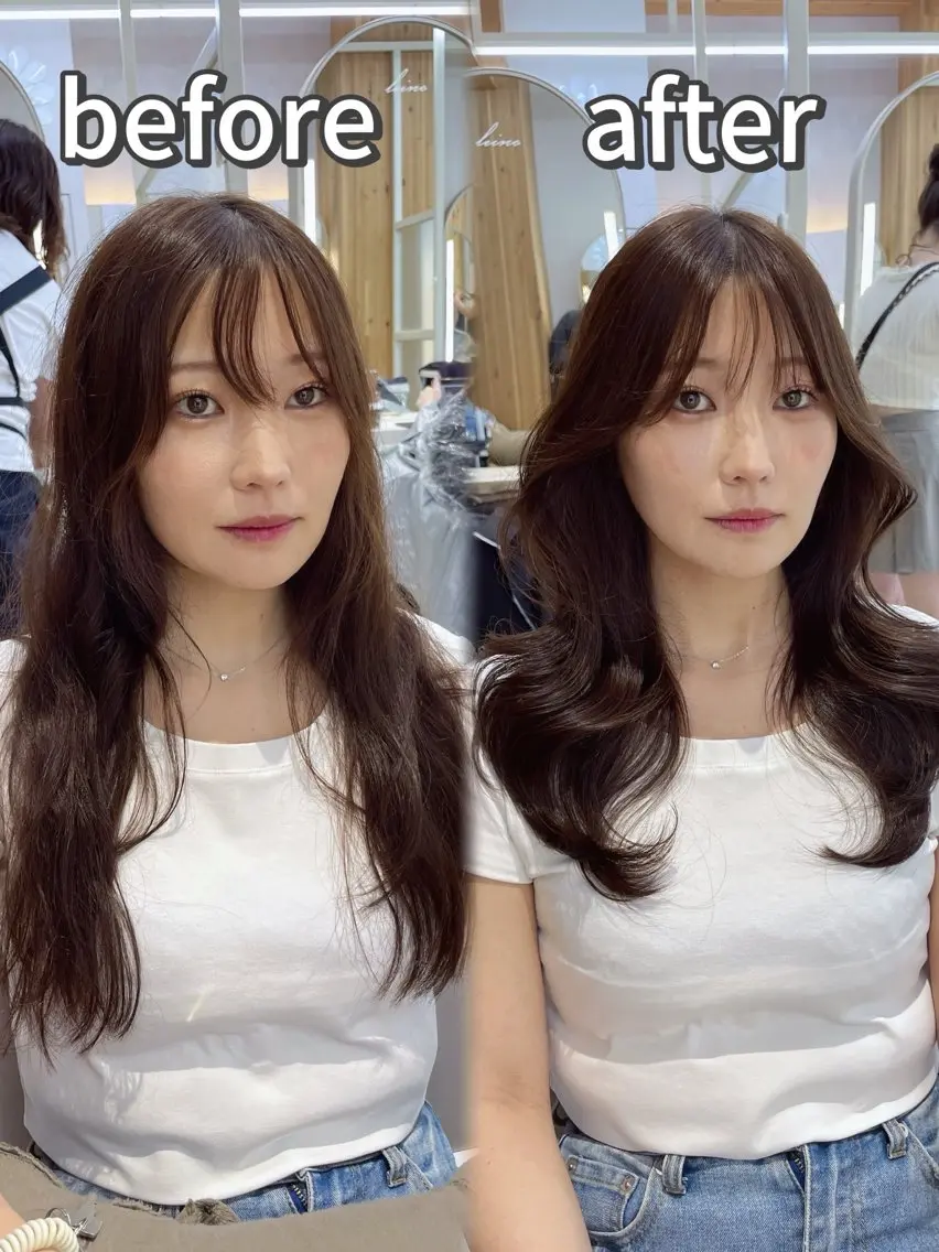 ロング カット 顔周り/レイヤー /前髪/TAKUのヘアスタイル