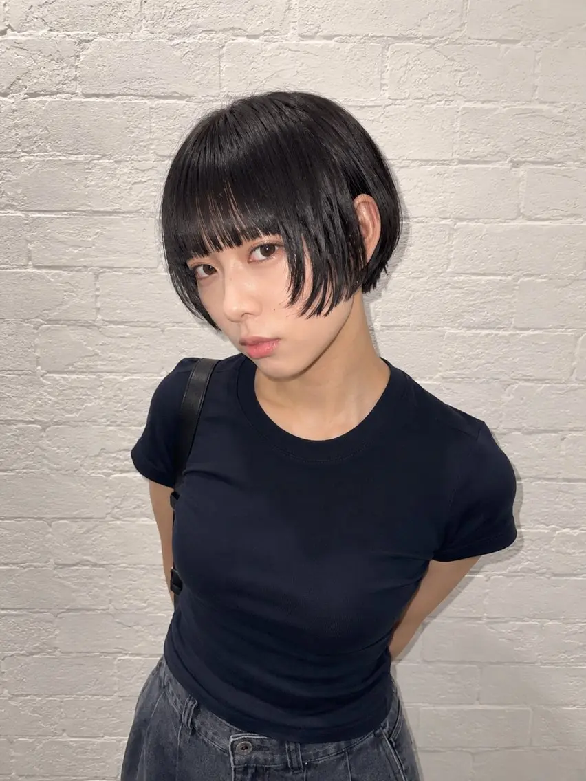 ショート ボブ ショートヘア カット トリートメント ズミ🦖荻窪 🦖似合わせレイヤーのヘアスタイル