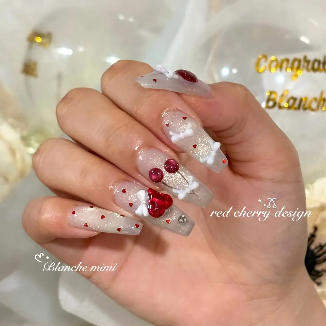 ネイル ハンドネイル Blanche mimi.u_aのネイルデザイン