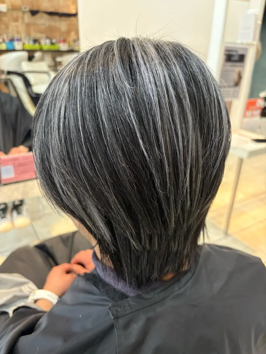 カラー メンズ カット ヘアカラー メンズ😎モテヘア ♠️しおり♠️のヘアスタイル
