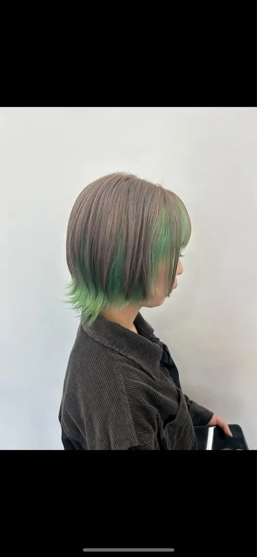 ショート ボブ エクステ 外国人風カラー レイヤーカット ショートヘア カット ヘアカラー MiRI💜地毛級 エクステ✖似合わせ技のヘアスタイル