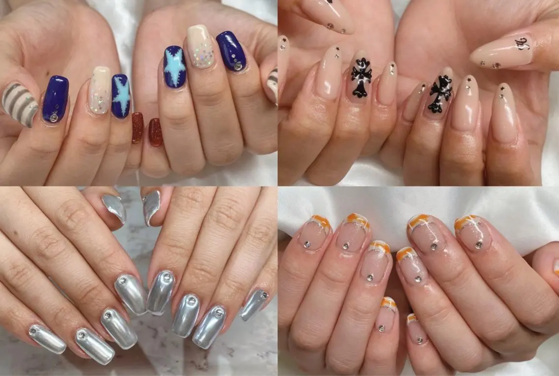 ネイル 持ち込み ハンドネイル Nail Salon Lindaのネイルデザイン