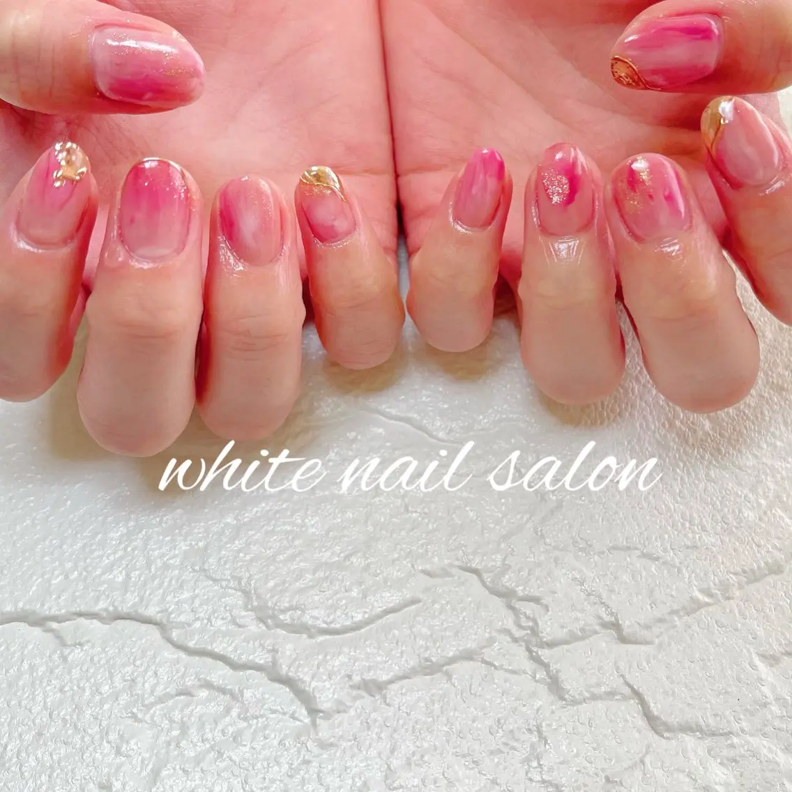ネイル 持ち込み ハンドネイル white nail salonのネイルデザイン