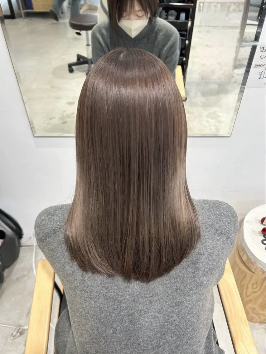 ロング カラー 木谷 彩音のヘアスタイル