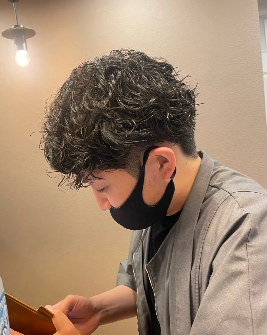 カット+ニュアンスパーマ+ヘアケア処理剤¥13,750の写真