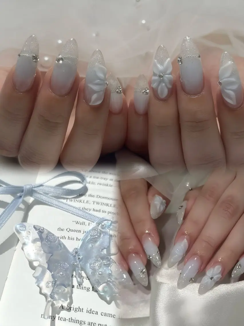 ネイル フラワーネイル 持ち込み nail salon Lilásのネイルデザイン
