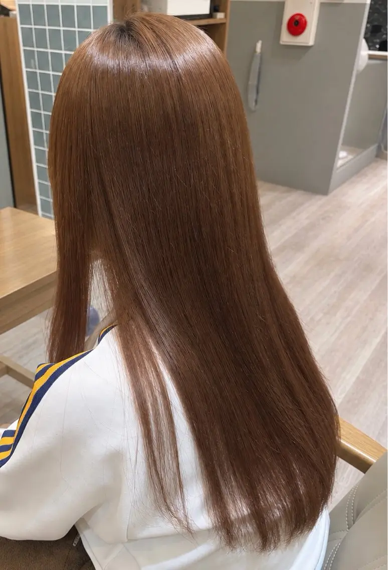ロング 縮毛矯正 tomboy中村橋店 kouのヘアスタイル